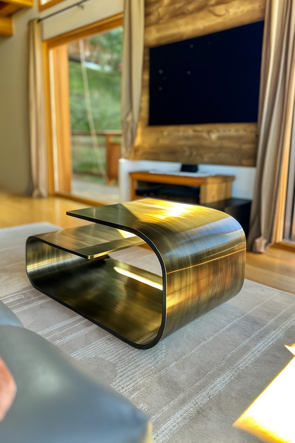 Table basse design haut de gamme au style contemporain avec finitions premium